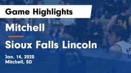 Mitchell  vs Sioux Falls Lincoln  Game Highlights - Jan. 14, 2020