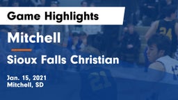 Mitchell  vs Sioux Falls Christian  Game Highlights - Jan. 15, 2021