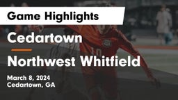 Cedartown  vs Northwest Whitfield  Game Highlights - March 8, 2024