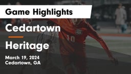 Cedartown  vs Heritage  Game Highlights - March 19, 2024
