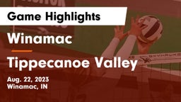Winamac  vs Tippecanoe Valley  Game Highlights - Aug. 22, 2023