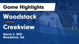 Woodstock  vs Creekview  Game Highlights - March 2, 2023