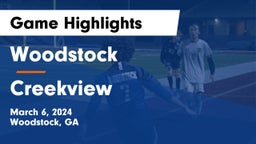 Woodstock  vs Creekview  Game Highlights - March 6, 2024