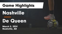 Nashville  vs De Queen  Game Highlights - March 5, 2024