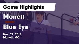 Monett  vs Blue Eye Game Highlights - Nov. 29, 2018