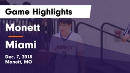 Monett  vs Miami  Game Highlights - Dec. 7, 2018