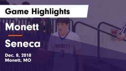 Monett  vs Seneca  Game Highlights - Dec. 8, 2018