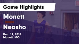 Monett  vs Neosho  Game Highlights - Dec. 11, 2018