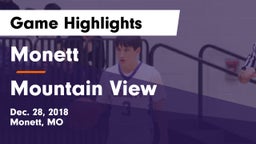 Monett  vs Mountain View Game Highlights - Dec. 28, 2018
