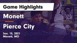 Monett  vs Pierce City  Game Highlights - Jan. 15, 2021