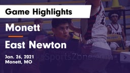 Monett  vs East Newton  Game Highlights - Jan. 26, 2021