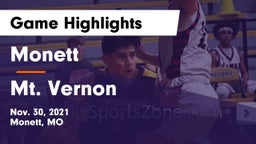 Monett  vs Mt. Vernon  Game Highlights - Nov. 30, 2021