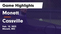 Monett  vs Cassville  Game Highlights - Feb. 10, 2023
