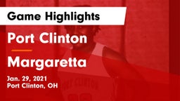 Port Clinton  vs Margaretta  Game Highlights - Jan. 29, 2021