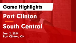 Port Clinton  vs South Central  Game Highlights - Jan. 2, 2024