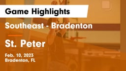 Southeast  - Bradenton vs St. Peter  Game Highlights - Feb. 10, 2023