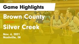Brown County  vs Silver Creek  Game Highlights - Nov. 6, 2021