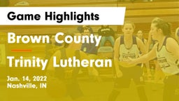Brown County  vs Trinity Lutheran  Game Highlights - Jan. 14, 2022