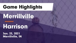 Merrillville  vs Harrison  Game Highlights - Jan. 23, 2021