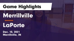 Merrillville  vs LaPorte  Game Highlights - Dec. 10, 2021