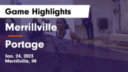 Merrillville  vs Portage  Game Highlights - Jan. 24, 2023
