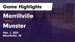 Merrillville  vs Munster  Game Highlights - Feb. 1, 2023