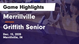 Merrillville  vs Griffith Senior  Game Highlights - Dec. 15, 2020