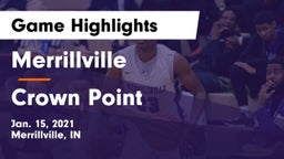 Merrillville  vs Crown Point  Game Highlights - Jan. 15, 2021