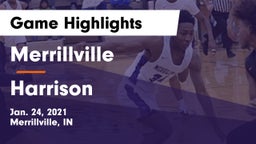Merrillville  vs Harrison  Game Highlights - Jan. 24, 2021