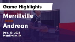 Merrillville  vs Andrean  Game Highlights - Dec. 10, 2023