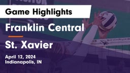 Franklin Central  vs St. Xavier  Game Highlights - April 12, 2024
