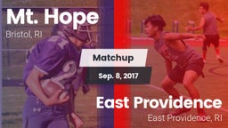 Matchup: Mt. Hope  vs. East Providence  2017