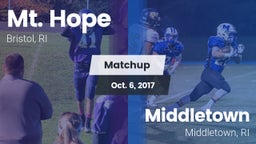 Matchup: Mt. Hope  vs. Middletown  2017