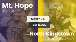 Matchup: Mt. Hope  vs. North Kingstown  2017