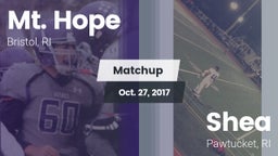 Matchup: Mt. Hope  vs. Shea  2017