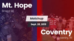 Matchup: Mt. Hope  vs. Coventry  2019