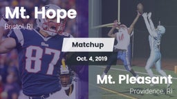 Matchup: Mt. Hope  vs. Mt. Pleasant  2019