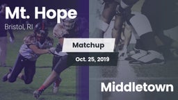 Matchup: Mt. Hope  vs. Middletown  2019