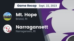Recap: Mt. Hope  vs. Narragansett  2023