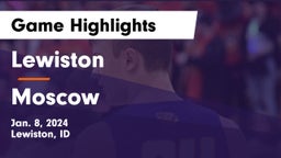 Lewiston  vs Moscow  Game Highlights - Jan. 8, 2024