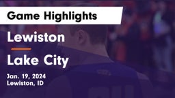 Lewiston  vs Lake City  Game Highlights - Jan. 19, 2024