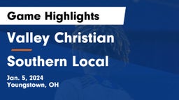 Valley Christian  vs Southern Local  Game Highlights - Jan. 5, 2024