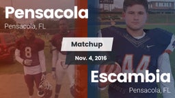 Matchup: Pensacola High vs. Escambia  2016