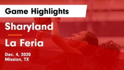 Sharyland  vs La Feria  Game Highlights - Dec. 4, 2020