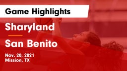 Sharyland  vs San Benito  Game Highlights - Nov. 20, 2021