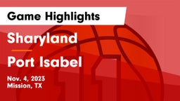 Sharyland  vs Port Isabel  Game Highlights - Nov. 4, 2023
