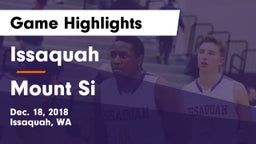 Issaquah  vs Mount Si  Game Highlights - Dec. 18, 2018