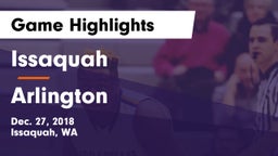 Issaquah  vs Arlington  Game Highlights - Dec. 27, 2018