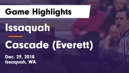 Issaquah  vs Cascade  (Everett) Game Highlights - Dec. 29, 2018