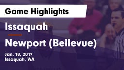 Issaquah  vs Newport  (Bellevue) Game Highlights - Jan. 18, 2019